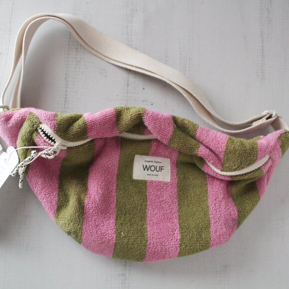 Anthropologie x WOUF XL Terry Waistbag / Fanny Pack / Sling NEW NWT / SOLD OUT - Picture 1 of 6